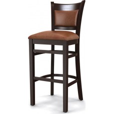Стул барный «Честер» с мягким сиденьем (деревянный каркас)