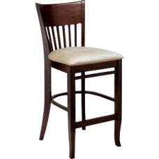Стул барный «Vera» с мягким сиденьем (деревянный каркас)