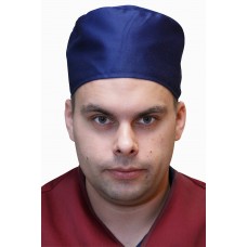 Шапочка повара синяя [0154]
