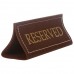 Табличка настольная «Reserved» из ременной кожи
