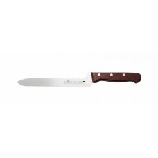 Нож для хлеба 210 мм с пяткой Medium Luxstahl [ZJ-QMB308]