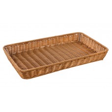 Корзинка пластиковая 530х325х65 мм коричневая [Brown 3546]