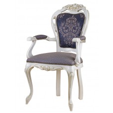 Стул КЛМ-мебель «Версаль» с мягким сиденьем и подлокотниками