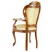 Стул КЛМ-мебель «Версаль» с мягким сиденьем и подлокотниками