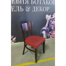 Стул на деревянном каркасе, Венге, мягкое сиденье, ткань